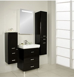 Акватон Мебель для ванной Америна 60 М L черная – фотография-2