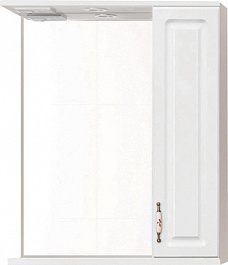 Style Line Зеркальный шкаф Олеандр-2 650/С белый – фотография-1