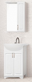 Style Line Зеркальный шкаф Олеандр-2 550/С белый – фотография-4