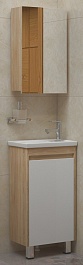 Corozo Мебель для ванной Остин 45, сонома – фотография-1
