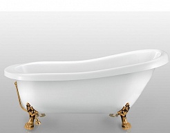 Magliezza Акриловая ванна на лапах Alba (168,5х72,5) ножки бронза – фотография-1
