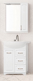 Style Line Зеркальный шкаф Олеандр-2 650/С белый – фотография-4
