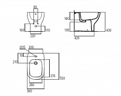 Ideal Standard Биде напольное Tesi T354001 – фотография-5