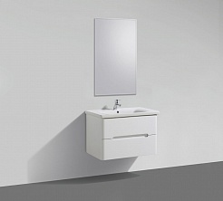 BelBagno Мебель для ванной LUXURY/SOFT 800 Bianco Lucido, раковина LUXURY – фотография-5