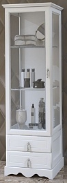 Opadiris Шкаф-пенал для ванной Клио 40 L белый матовый – фотография-1