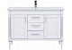 Aquanet Комплект мебели Селена 120 белая/патина серебро – картинка-19