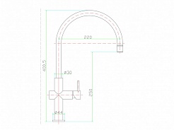 Zorg Смеситель для кухни "SZR-0981-19" – фотография-2