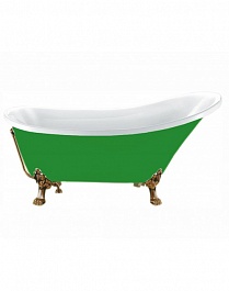Фэма Акриловая ванна "Vittoria", ножки бронза, покрытие RAL металлик  – фотография-3