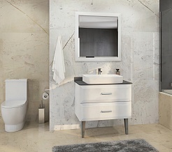 Comforty Мебель для ванной Империя 80 белая – фотография-2