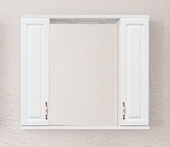 Style Line Зеркальный шкаф Олеандр-2 900/С белый – фотография-2