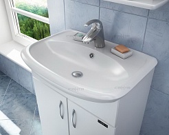 СанТа Мебель для ванной Уют Герда 55 свет – фотография-3