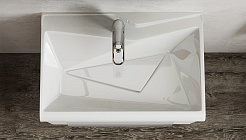 Velvex Мебель для ванной Crystal Cub 60, белая – фотография-4
