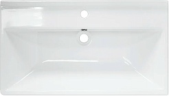 Mixline Мебель для ванной Стив 80 L 3 ящика белая – фотография-8