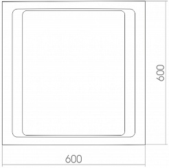 Mixline Зеркало Стиль Орион 60 – фотография-2