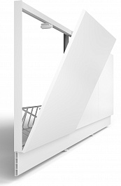 Cersanit Экран для ванны Type Click 150 универсальный ультра белый – фотография-3