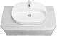 Акватон Мебель для ванной Марбл 100 Одри Round подвесная слэйт/белая матовая – картинка-32