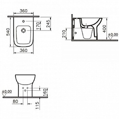 Vitra Биде напольное S20 5509B003 – фотография-2