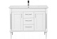 Aquanet Комплект мебели Селена 105 (3 ящика, 2 дверцы), белая/патина серебро – картинка-16
