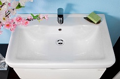 Бриклаер Мебель для ванной Токио 70 L венге / белый – фотография-3