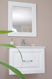 Атолл Мебель для ванной Валери 60 белая – фотография-4