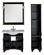 Aquanet Мебель для ванной Валенса 100 черный краколет/золото (180454) – картинка-10