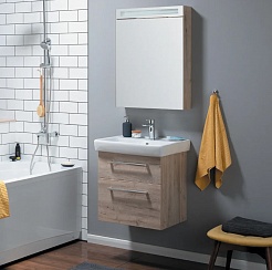 Dreja Мебель для ванны Q MAX 60 дуб кантри – фотография-3