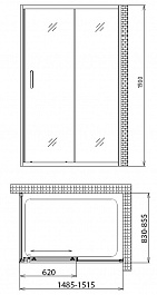 Gemy Душевой уголок Victoria S30191C-A85 – фотография-2