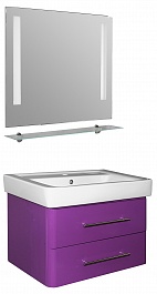 Mixline Мебель для ванной Ницца 80 фиолет – фотография-1