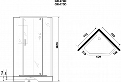 Grossman Душевая кабина 100x100 GR270D – фотография-7