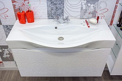 Sanflor Мебель для ванной Санфлор 100 белая – фотография-10