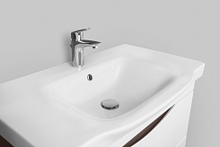 Am.Pm Мебель для ванной Like 80 R, подвесная, белый глянец венге – фотография-13