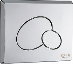 WeltWasser Унитаз подвесной Salzbach 004 GL-WT в комплекте с инсталляцией Marberg 410 с клавишей смыва хром матовый – фотография-7