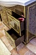 Sanflor Тумба с раковиной Адель 100 венге, патина золото – фотография-9