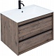 Aquanet Мебель для ванной Lino 70 подвесная дуб веллингтон – фотография-15