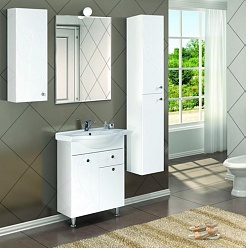 Акватон Мебель для ванной Лиана 65 М с зеркалом и б/к – фотография-8