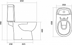 Santek Унитаз-компакт Остин 1WH302419 – фотография-11