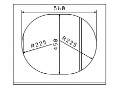 Florentina Мойка гранитная Родос 580 с крылом грей – фотография-3