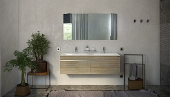 Velvex Мебель для ванной Pulsus 140 дуб сонома – фотография-4
