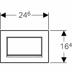 Geberit Кнопка смыва Sigma 30 115.893.45.1 позолота – фотография-2