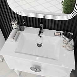 Opadiris Мебель для ванной Ибица 90 белая/хром – фотография-6