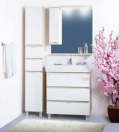 Бриклаер Мебель для ванной Токио 80 L лиственица – фотография-2