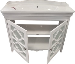 Corozo Мебель для ванной Манойр 85 белая – фотография-6