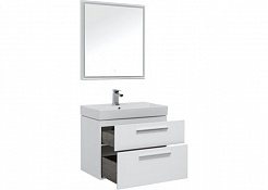 Aquanet Мебель для ванной Nova 75 белая – фотография-2