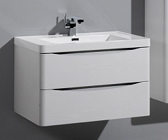 BelBagno Мебель для ванной ANCONA-N 800 Bianco Lucido, подсветка – фотография-2