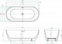 Vagnerplast Акриловая ванна Marbella 180x80 – фотография-10