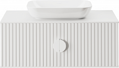 Brevita Мебель для ванной Richard 105 подвесная белая матовая – фотография-2