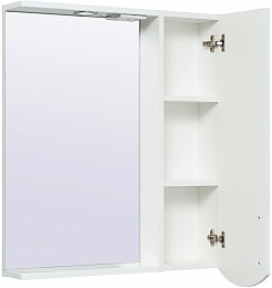 Runo Зеркальный шкаф Неаполь 75 R белый – фотография-2