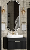 Brevita Мебель для ванной Enfida 70 подвесная черная