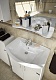 СанТа Мебель для ванной Грация Волна 60 L свет – фотография-18