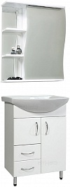 СанТа Мебель для ванной Грация Волна 60 R с ящиками – фотография-1